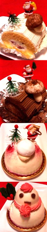 フランス菓子キャトル(渋谷東急東横店)のクリスマス・ケーキ４種